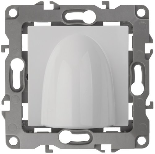 Вывод кабеля без рамки Эра Elegance белый картинка